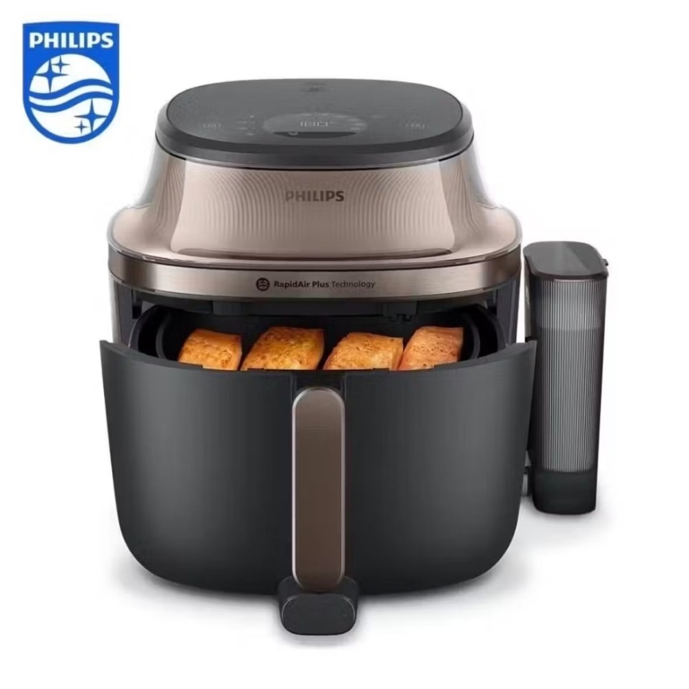 限量特價 頂級旗艦 飛利浦 PHILIPS 星視界Plus 蒸氣透視海星 氣炸鍋 7.2L NA547-細節圖2