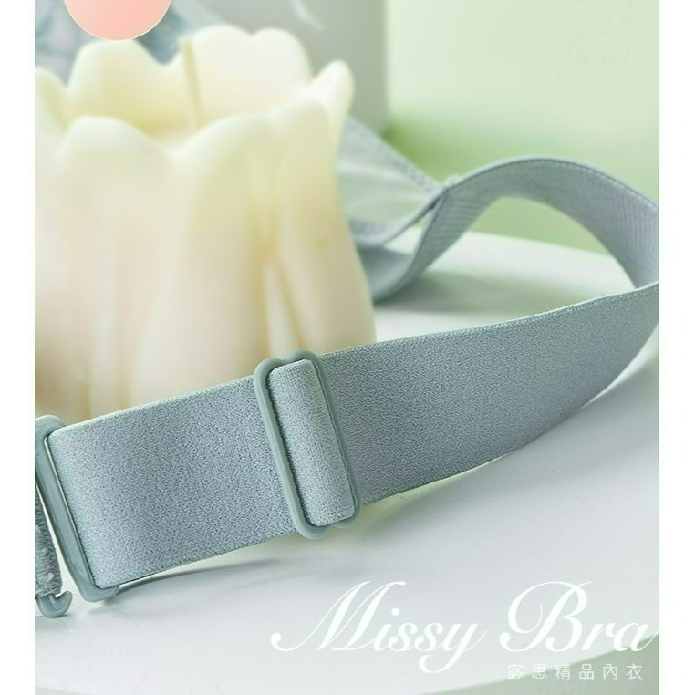 💞現貨!大美人唯美網紗~大包容集中包覆無鋼圈機能內衣👙大罩杯 中大尺碼 大胸 托高🎀Missy Bra宓思精品內衣-細節圖8