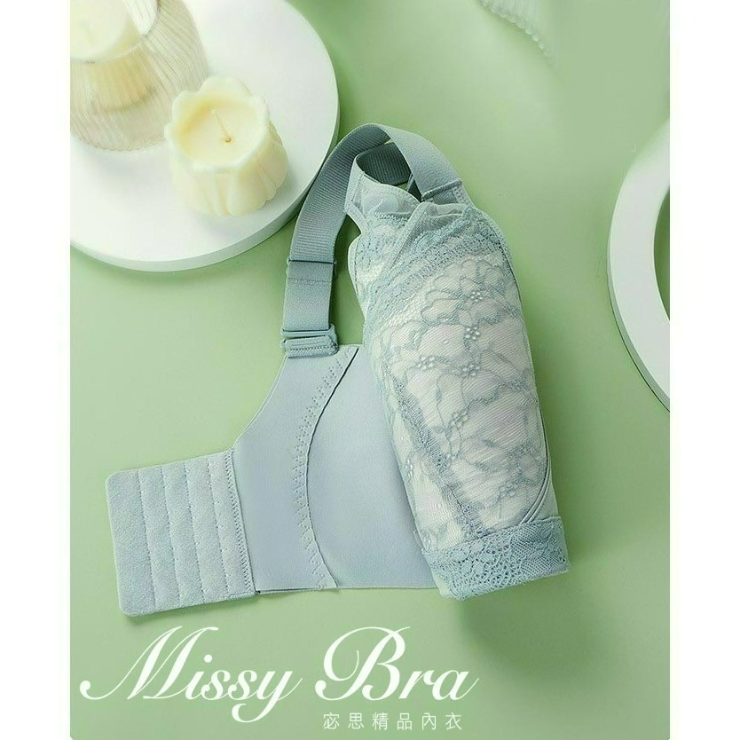 💞現貨!大美人唯美網紗~大包容集中包覆無鋼圈機能內衣👙大罩杯 中大尺碼 大胸 托高🎀Missy Bra宓思精品內衣-細節圖9