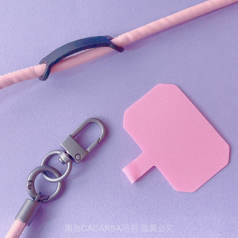 ☆現貨☆ 皮質背帶掛繩 手機掛繩  (贈手機墊片) 手機掛繩 手機掛鏈 皮繩 皮質 手機背鏈 手機背帶 手機繩-細節圖2