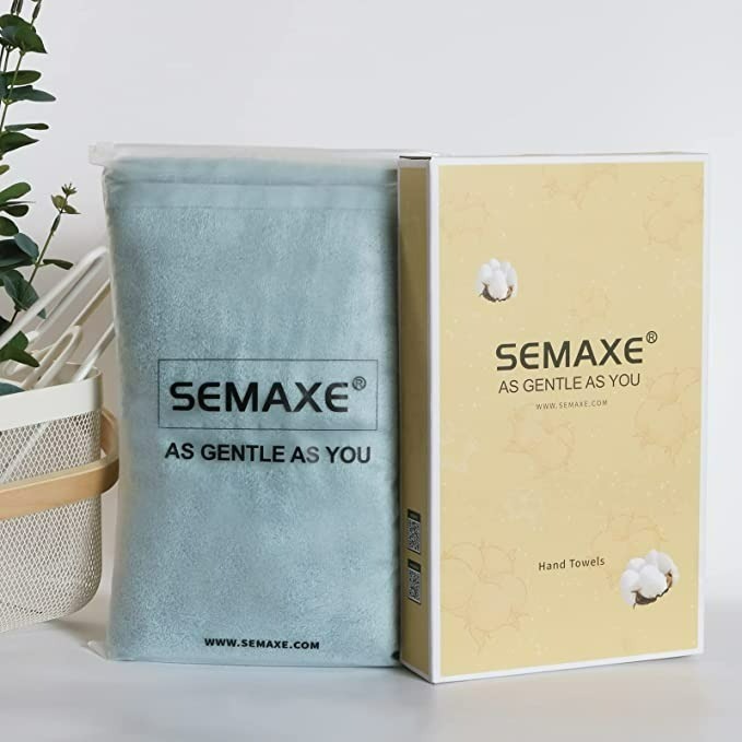 【SEMAXE】亞馬遜熱銷 健康度專利標籤 加大加厚 透氣 超吸水 抗菌 不掉毛 帶掛耳 純棉浴巾一入 (共6色)-細節圖9