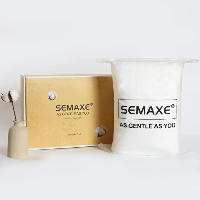 【純棉方巾-十二入】SEMAXE亞馬遜熱銷 加大厚磅 純棉方巾 透氣 吸水 抗菌 不掉毛 帶掛耳 擦手巾 健康度專利標籤-細節圖10