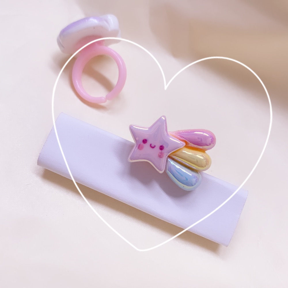 兒童戒指 卡通戒指 兒童飾品 手作兒童飾品-細節圖3