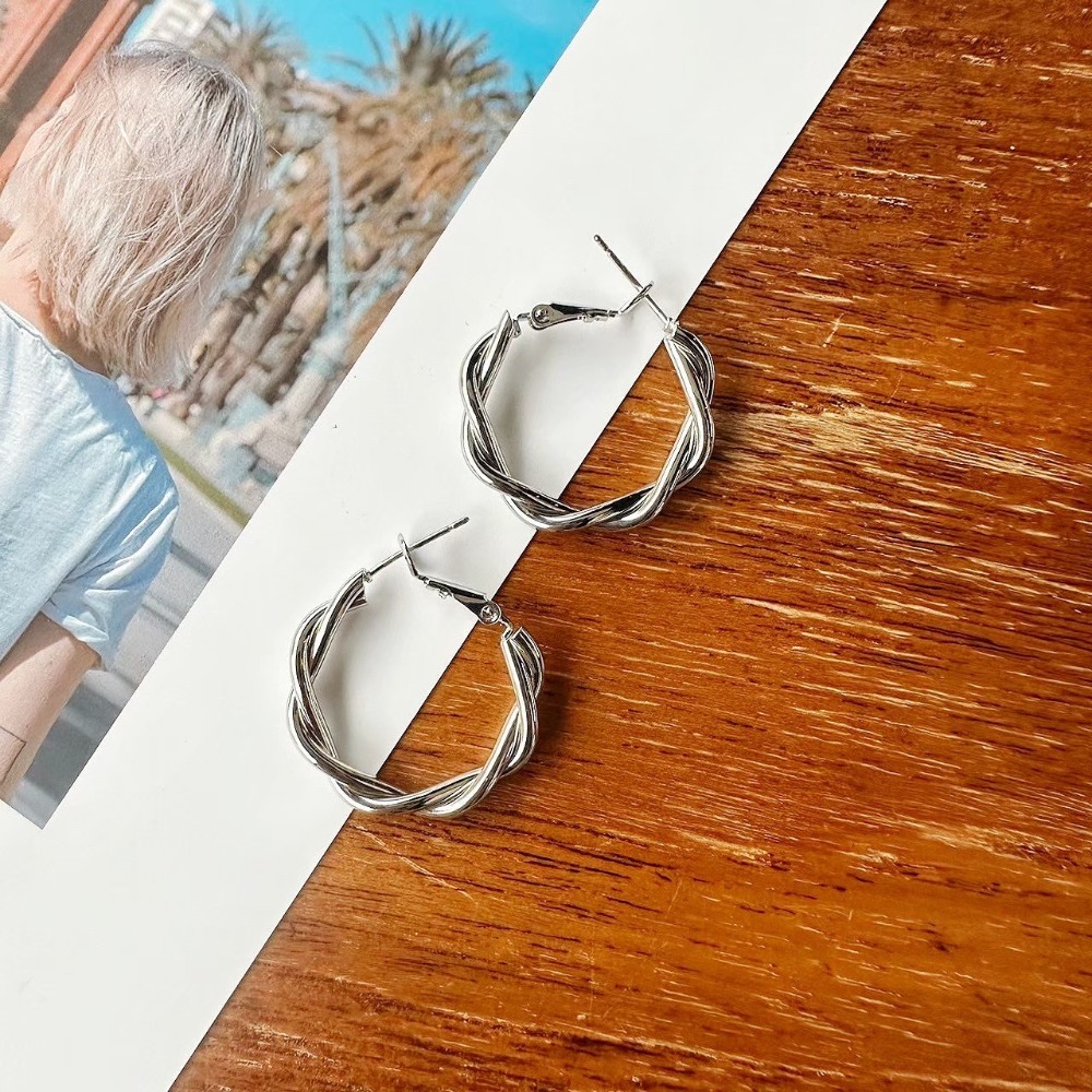 現貨實拍🔥圈圈耳環 s925純銀❤️-規格圖6