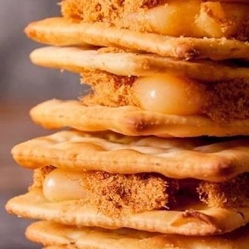 肉鬆牛軋餅乾  牛奶糖+肉鬆夾心  1入-細節圖3