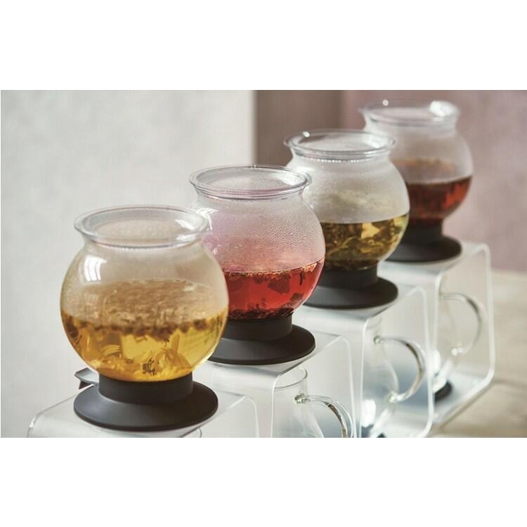日本原裝進口 HARIO LARGO 泡茶壺 800ml 日式水塔泡茶器 花茶壺 耐熱玻璃茶壺TDR-8006T 茶具-細節圖3