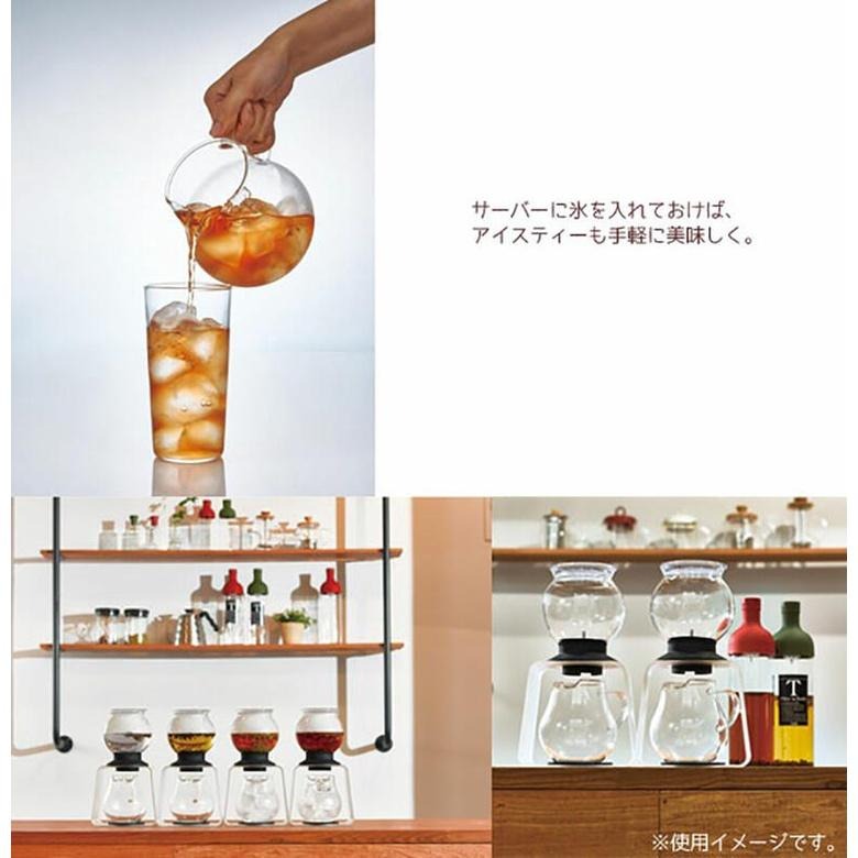 日本原裝進口 HARIO LARGO 泡茶壺 800ml 日式水塔泡茶器 花茶壺 耐熱玻璃茶壺TDR-8006T 茶具-細節圖6