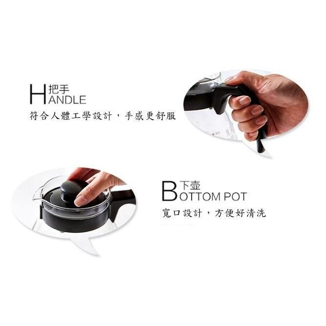 送【專用清潔棉】日本HARIO 耐熱玻璃咖啡壺 TC-100B 花茶壺/小球濾泡咖啡壺組 TCD-100B 水壺 玻璃壺-細節圖4