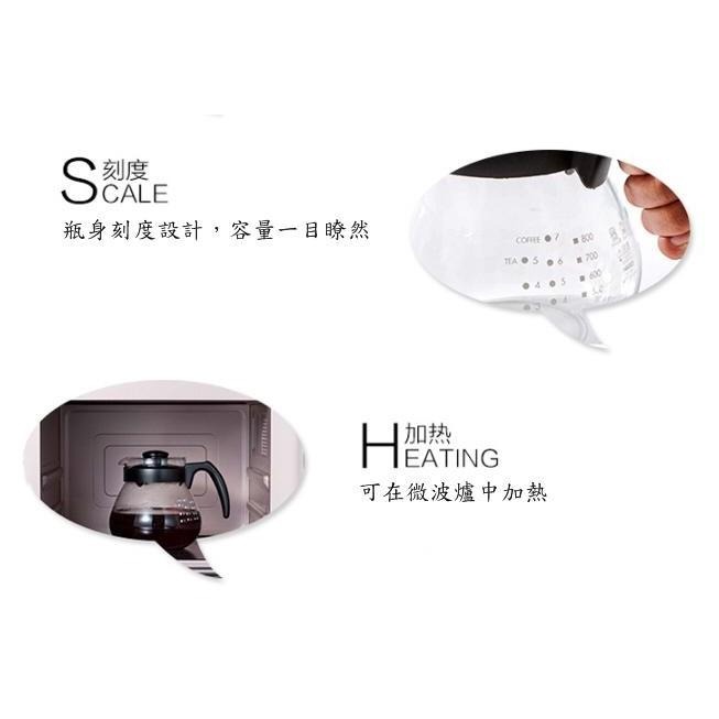 送【專用清潔棉】日本HARIO 耐熱玻璃咖啡壺 TC-100B 花茶壺/小球濾泡咖啡壺組 TCD-100B 水壺 玻璃壺-細節圖5