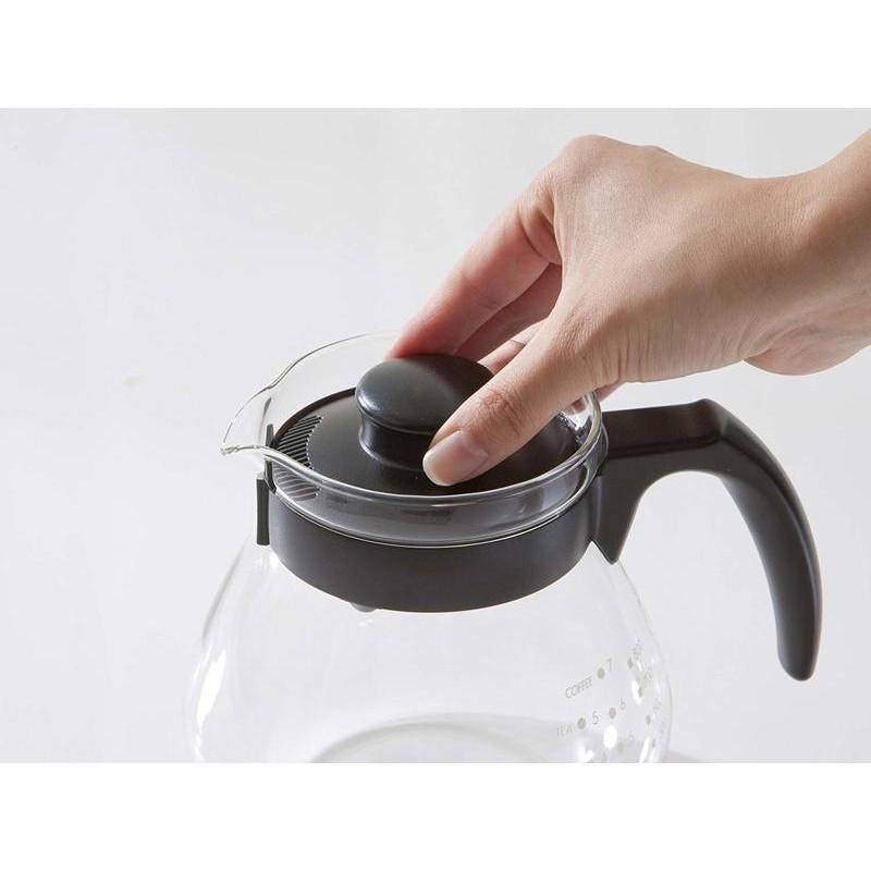 送【專用清潔棉】日本HARIO 耐熱玻璃咖啡壺 TC-100B 花茶壺/小球濾泡咖啡壺組 TCD-100B 水壺 玻璃壺-細節圖6