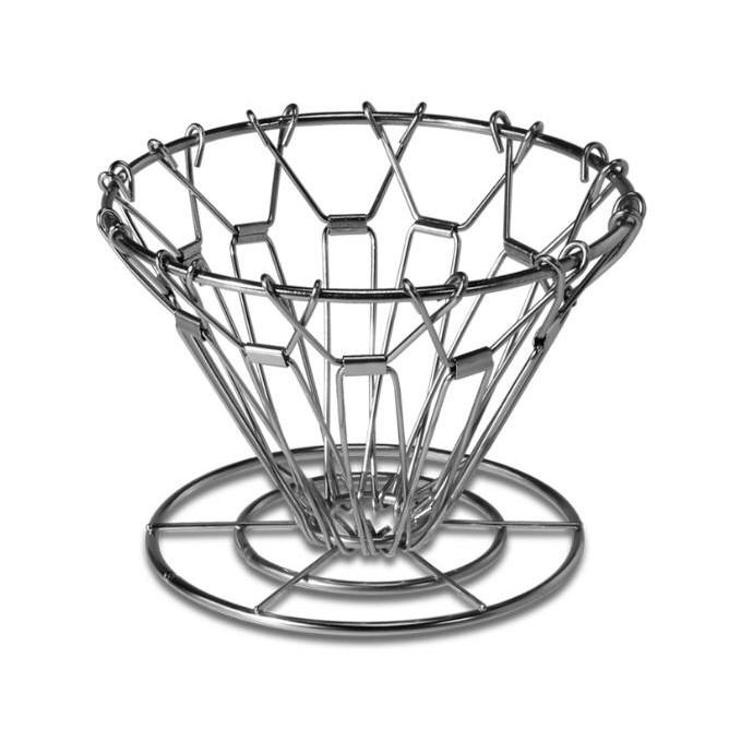 送【店家計量匙+專用清潔棉】錐形 Driver 可摺疊式濾杯 不鏽鋼濾杯 V型 可摺式 咖啡濾杯 HM-ZDV60-A1-細節圖2