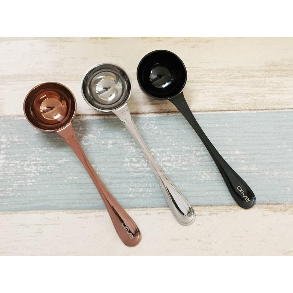 再創低價~Driver 咖啡豆匙10克 玫瑰金│金色│不鏽鋼色 多款計量匙 粉匙 咖啡豆勺 冰淇淋匙 304不鏽鋼 豆匙-細節圖3