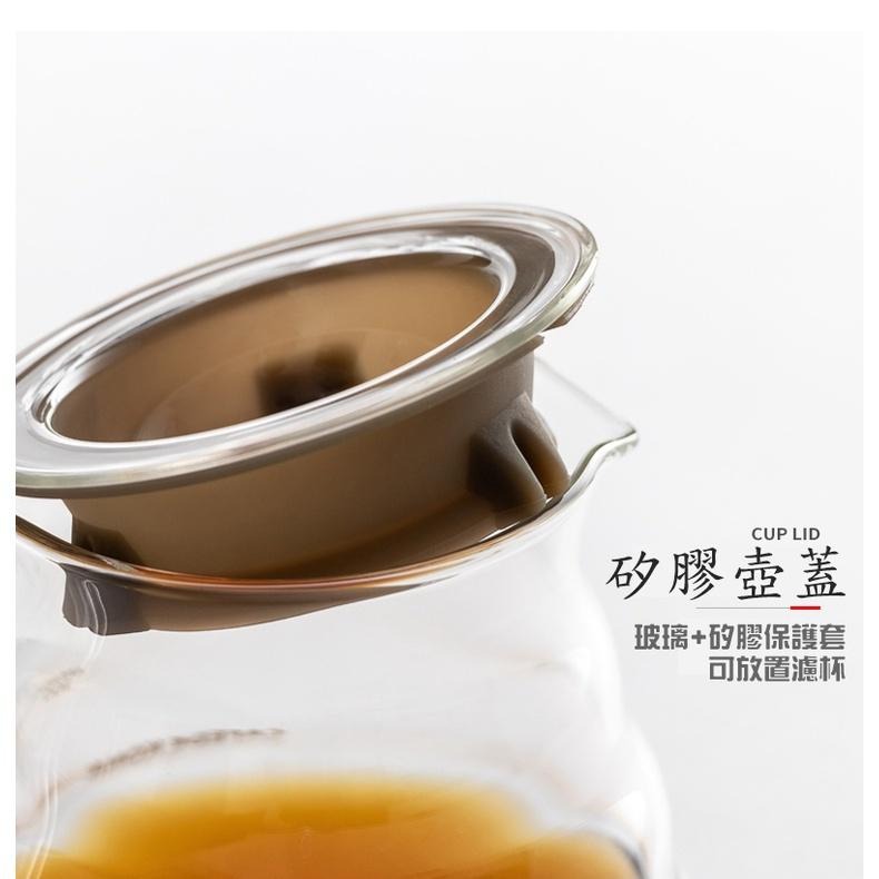 300／600／700ml 雲朵壺 手沖咖啡壺 耐熱玻璃壺 雲朵分享壺 手沖咖啡壺 花茶壺 泡茶壺-細節圖3