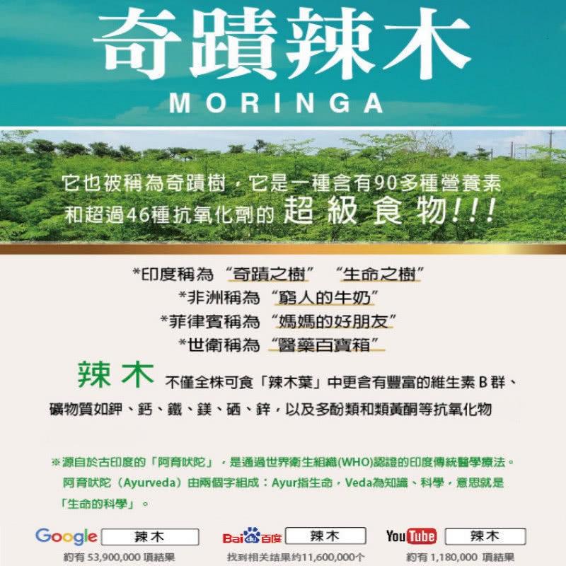 MORINGA 辣木 奇蹟辣木舒暢錠 辣木舒暢錠 36g (300mgx120粒) 酵素錠 酵素 酵素粉 奇蹟辣木酵素錠-細節圖4