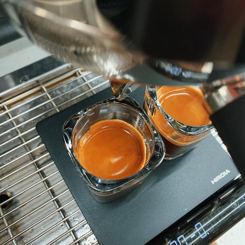 方形玻璃杯60ml 盎司杯 Espresso義式濃縮杯 帶刻度 咖啡杯 烘焙量杯 shot杯 調酒安士杯 威士忌-細節圖3
