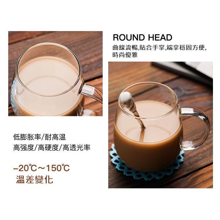 400ml 加厚耐熱透明 多色帶把玻璃杯 杯子 牛奶杯 花茶杯 果汁杯 品茗杯 茶杯 馬克杯 咖啡杯 水杯 茶壺 茶具-細節圖6