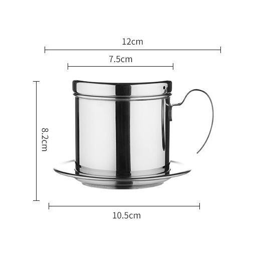 304不鏽鋼 越南濾杯 過濾濾滴壺 咖啡濾杯 手沖壺 不鏽鋼咖啡壺 越南壺 滴滴壺 咖啡壺-細節圖6