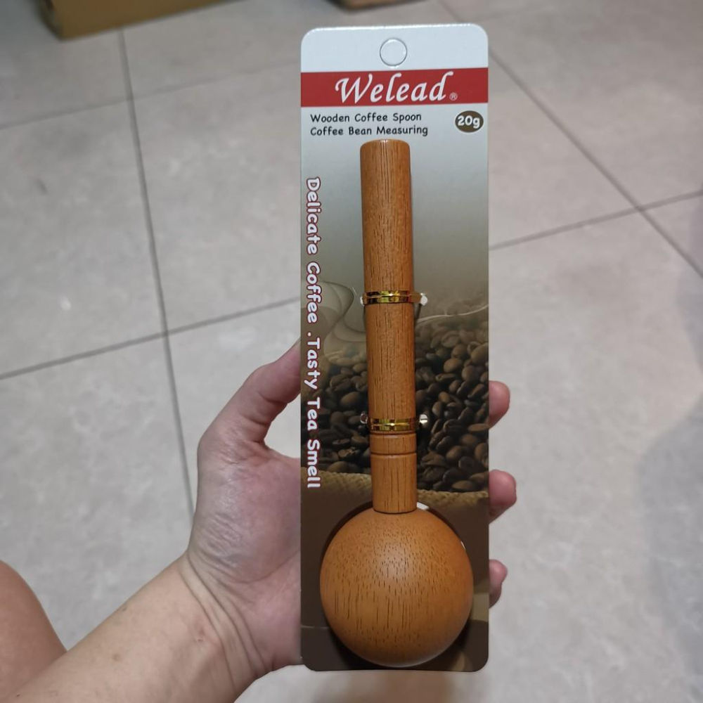 Welead 台灣製 咖啡勺 量勺 木匙 咖啡豆 豆勺 豆匙 咖啡豆匙 20g-細節圖5