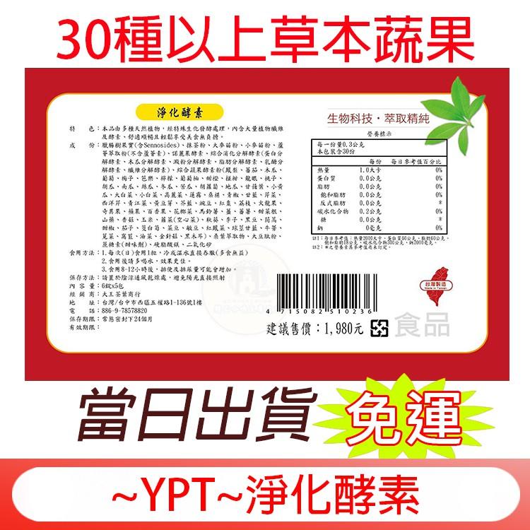 當日出貨 現貨 免運全新 YPT 淨化酵素 天然草本植物 淨化酵素錠 新一代 TEA 酵素-細節圖2