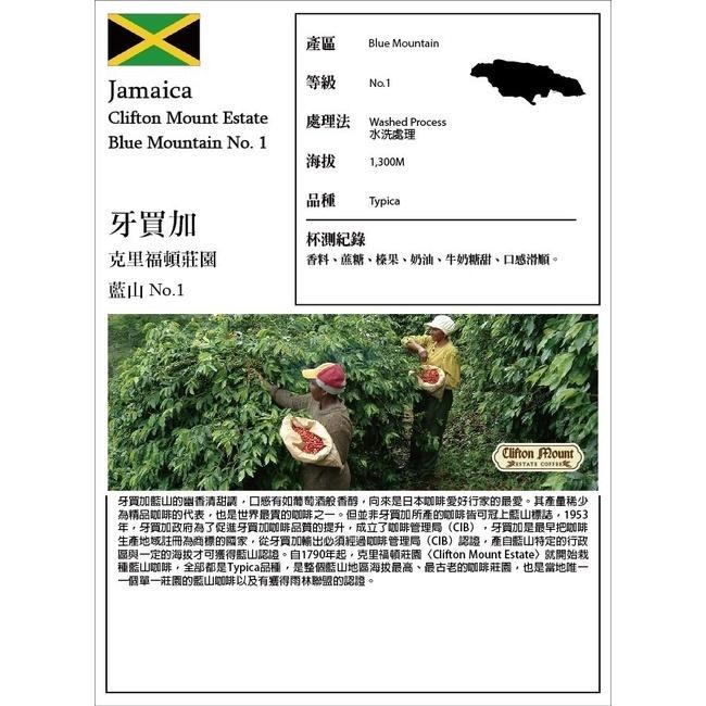 生豆／熟豆 牙買加 克里福頓莊園 藍山 No.1 水洗《咖啡生豆工廠×尋豆~只為飄香台灣》生咖啡豆 熟咖啡豆-細節圖3