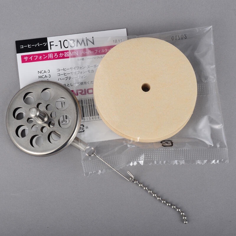 HARIO F-103MN 虹吸壺│塞風壺 濾器+濾紙組(TCA-2/TCA-3/TCA-5、NCA、HTF-2、 濾布-細節圖3
