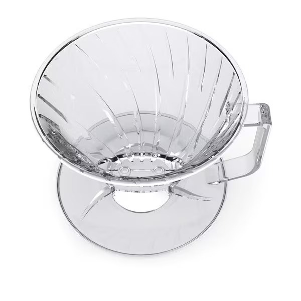 HARIO 日製 PEGASU 透明台型樹脂濾杯 梯型濾杯 PED-01/02/03-T 101 102 103扇形濾杯-細節圖2