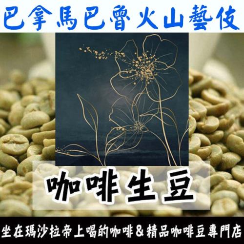 1kg生豆 巴拿馬 巴魯火山 100% 瑰夏/藝伎 日曬 月夜黑 - 生咖啡豆 精品豆 莊園豆 藝伎豆頂級 世界咖啡生豆