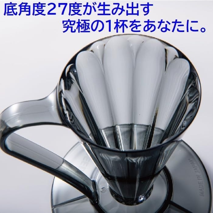 CAFEC 三洋 花卉 27° DEEP27 花瓣濾杯 深層濾杯 Tritan 無毒材質 手沖咖啡濾 FDD-27-細節圖3