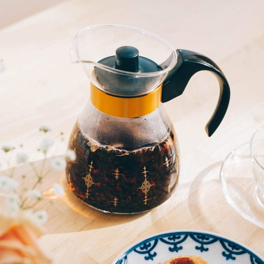 HARIO 100週年 羅賓茶壺 復刻金邊茶壺 300ml 黑色 復刻版 分享壺 泡茶壺 咖啡壺 NRF-3B-細節圖4