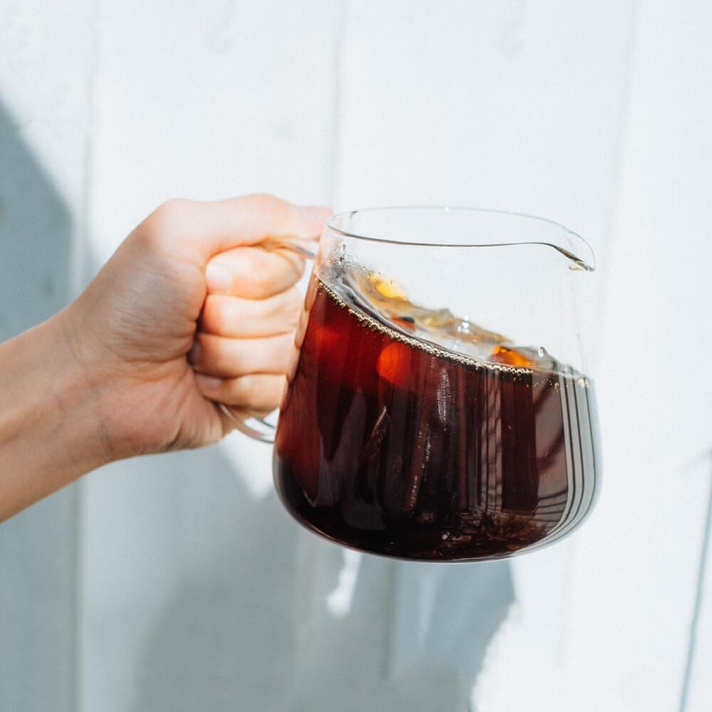 HARIO V60經典清透咖啡壺／VBS-36│VBS-60 玻璃分享壺 咖啡壺 耐熱玻璃壺 日本製 手沖下壺-細節圖3