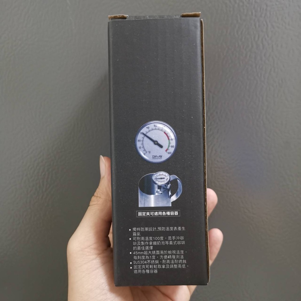 送【計量匙】咖啡溫度計 防水304不鏽鋼 Driver│Welead 有螺牙│MILA 可掛式 不鏽鋼指針 探針 烘培-細節圖2