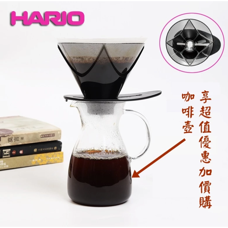 HARIO MUGEN V60 磁石01 無限濾杯 1~2杯用 手沖濾杯 磁石白色 一刀流日本製 VDMU-02-CW-細節圖4