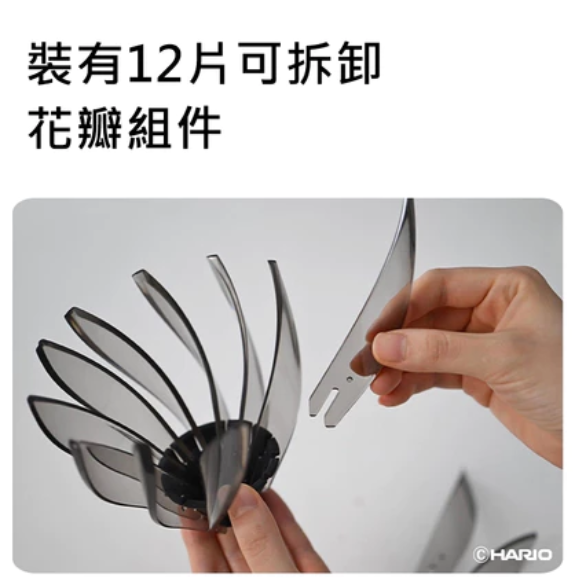 公司貨 HARIO 睡蓮濾杯 SUIREN濾杯 手沖濾杯 V60樹脂濾杯 錐形濾杯 花瓣濾杯 底座分離VDSU-02-細節圖5