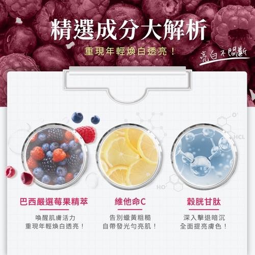 霓淨思Neogence面膜 超爆水透亮煥白面膜/超爆水清爽保濕面膜/超爆水潤澤保濕面膜5片裝-細節圖3