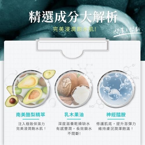 霓淨思Neogence面膜 超爆水透亮煥白面膜/超爆水清爽保濕面膜/超爆水潤澤保濕面膜5片裝-細節圖4