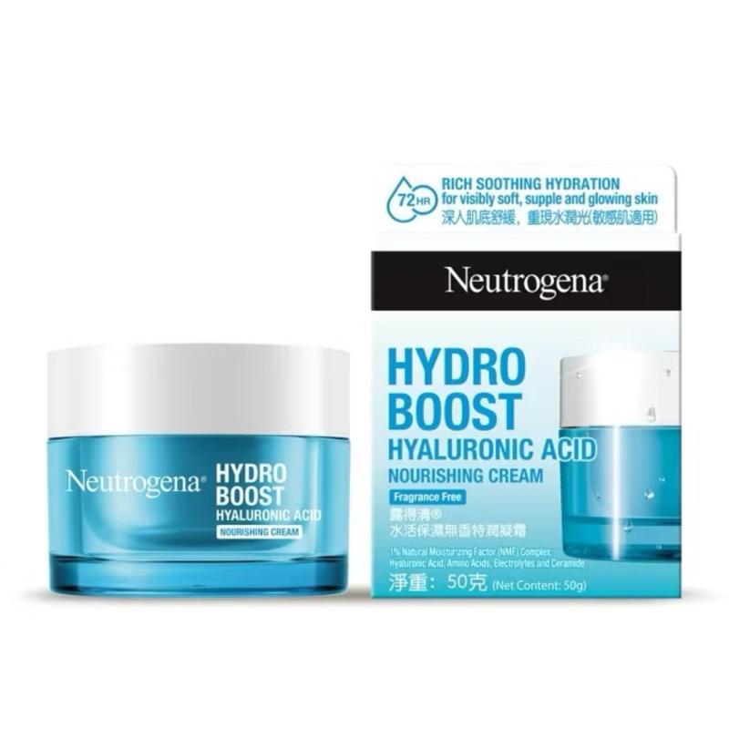 Neutrogena露得清水活保濕晚霜/無香特潤凝霜/凝露 50g/保濕防曬日霜50ml/保濕菸鹼醯胺精華30ml-細節圖4