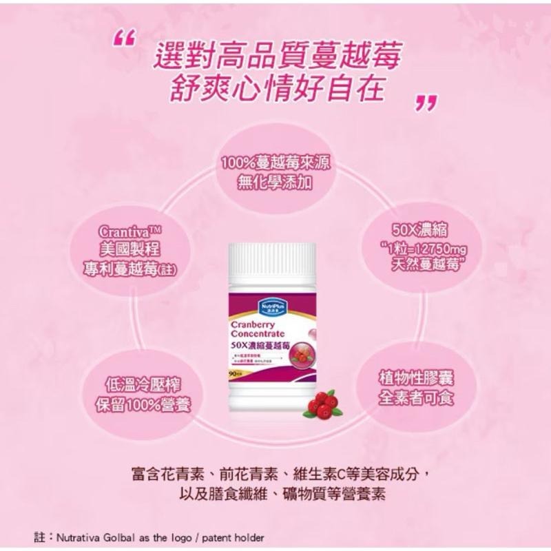 Nutriplus 活沛多 50X濃縮蔓越莓膠囊90粒2027/07-細節圖2
