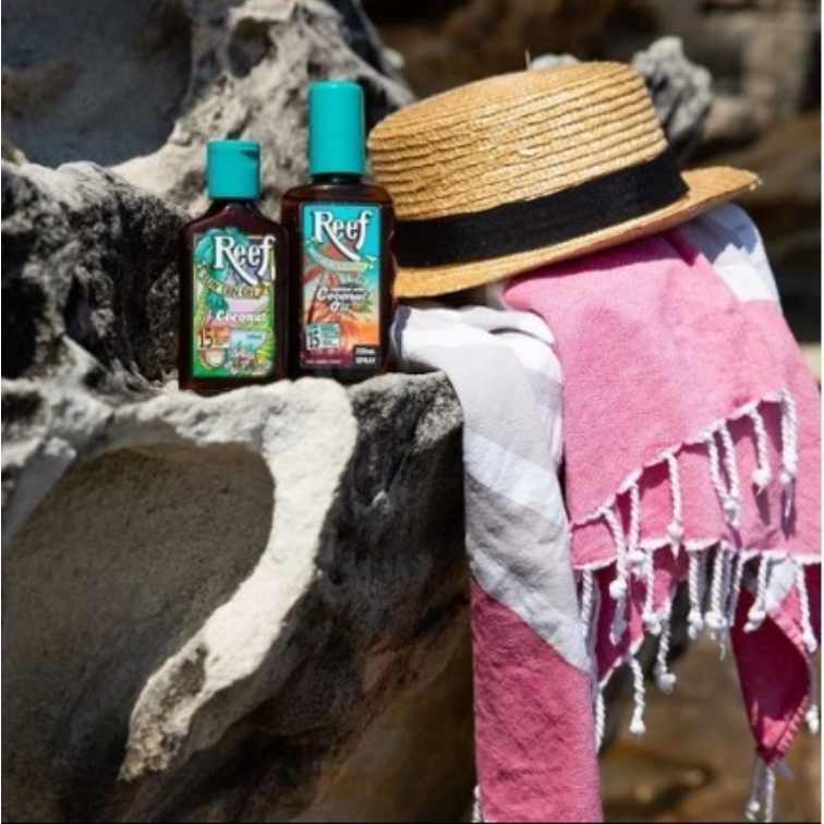 『現貨』澳洲老品牌🇦🇺 助曬油 燙金古銅  REEF Sun Tan Oil 🥥戶外 曬黑 美黑 助曬油 燙金古銅-細節圖6