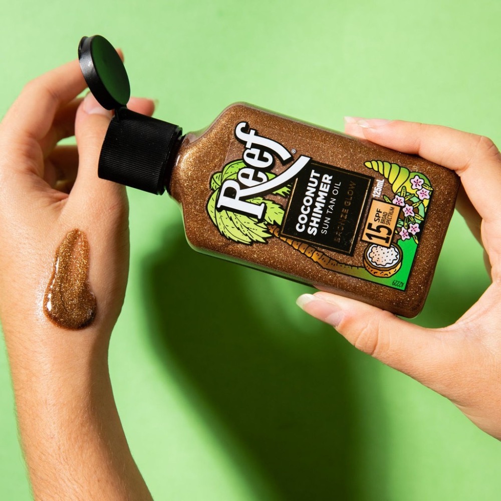 『現貨』澳洲老品牌🇦🇺 助曬油 燙金古銅  REEF Sun Tan Oil 🥥戶外 曬黑 美黑 助曬油 燙金古銅-細節圖7