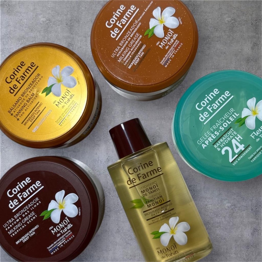 曬黑老手專用 法式優雅美學 Monoi ✿大溪地 梔子花系列❀保養油 助曬油🇫🇷Corine de Farme 黎之芙-細節圖3