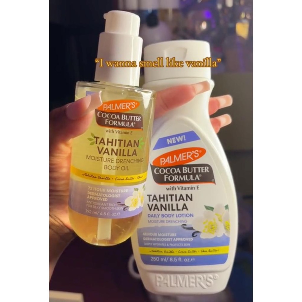 搶購新配方 『現貨』大溪地 香草香味🌺🌿 Palmer＇s 帕瑪氏 可可脂/維生素E 深層潤澤滋養 身體油 保濕乳液-細節圖7