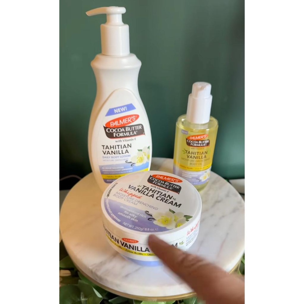 搶購新配方 『現貨』大溪地 香草香味🌺🌿 Palmer＇s 帕瑪氏 可可脂/維生素E 深層潤澤滋養 身體油 保濕乳液-細節圖9