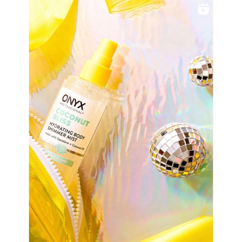 微光細霧 保濕身體噴霧 無酒精『現貨』角鯊烷＋椰子油 Onyx Coconut Bliss，保溼微光噴霧 椰子＋香草-細節圖6