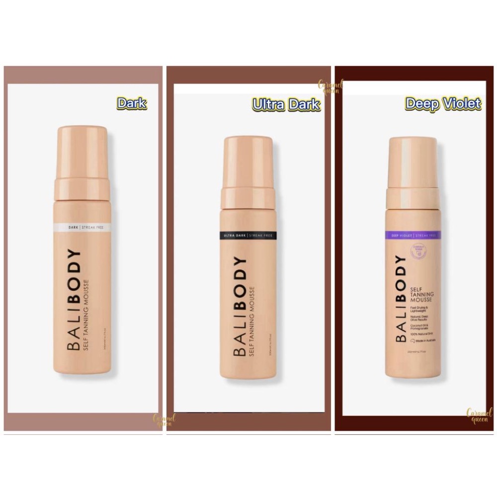 現貨 最新突破/紫羅蘭「現貨」免曬 巧克力色 Bali body Self Tan🔥美黑 自曬黑🦘仿曬黑 美黑慕斯-細節圖8