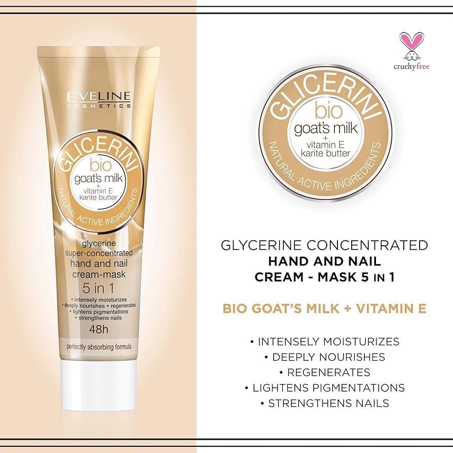 💅手部護理>>>48小時高效保濕 EVELINE COSMETICS 藍甘菊 有機山羊奶 深層保濕/增強指甲 手部護手霜-細節圖4
