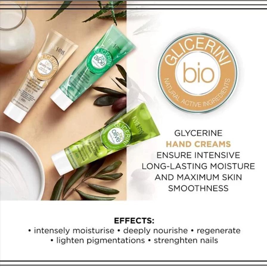 💅手部護理>>>48小時高效保濕 EVELINE COSMETICS 藍甘菊 有機山羊奶 深層保濕/增強指甲 手部護手霜-細節圖5