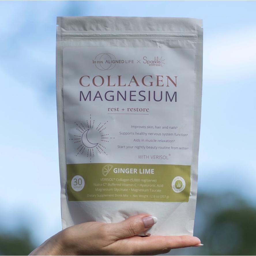 睡眠 膠原蛋白鎂 休息+恢復 🇺🇸Sparkle Collagen VERISOL膠原蛋白肽 甘氨酸鎂/牛磺酸鎂-細節圖2