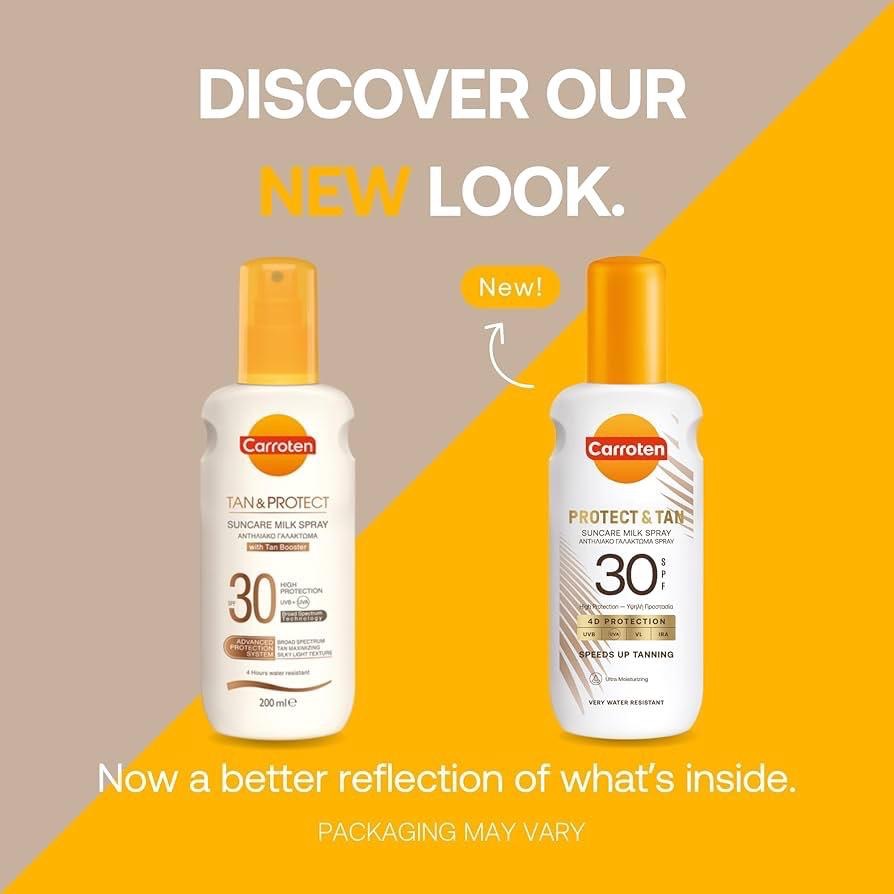 4D防水防護 曬黑用 SPF30 澳洲製🦘Carroten Protect & Tan 防曬乳噴霧 現貨-細節圖3