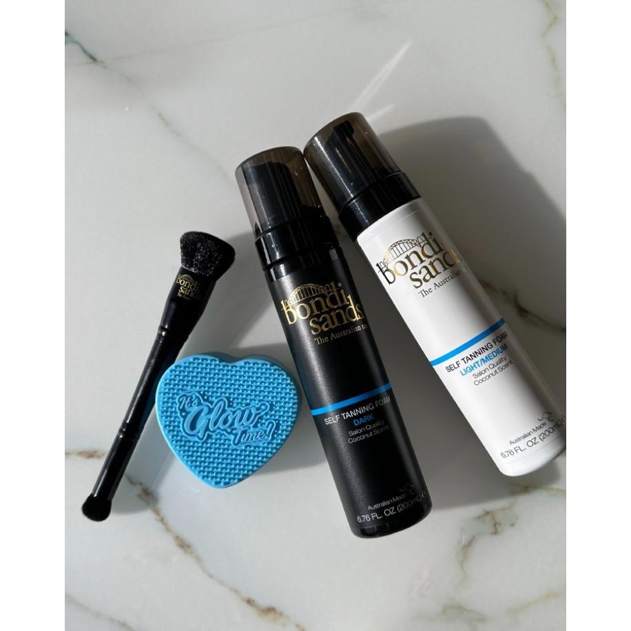 『現貨』美黑 刷具>雙端 修容輪廓刷  BONDI SANDS Self Tan Contour Kit 美黑慕斯-細節圖6