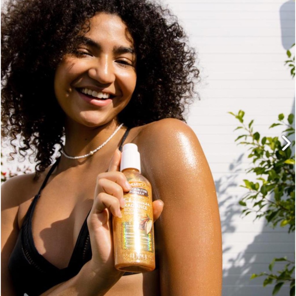 現貨 會閃亮亮💆🏼‍♀️『限量版』高光閃亮✨帕瑪氏 Palmer＇s 🇺🇸 維生素E 可可脂 Palmers 身體油-細節圖8